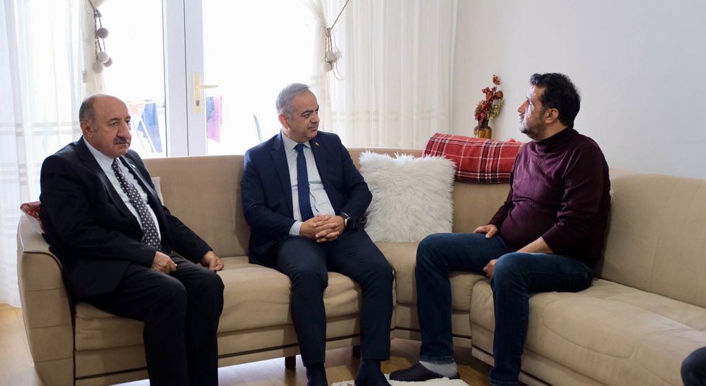 İl Müdürümüz Sayın Ömer Faruk ERGÜN, gazimiz Yalçın YEDEK’i ziyaret etti.