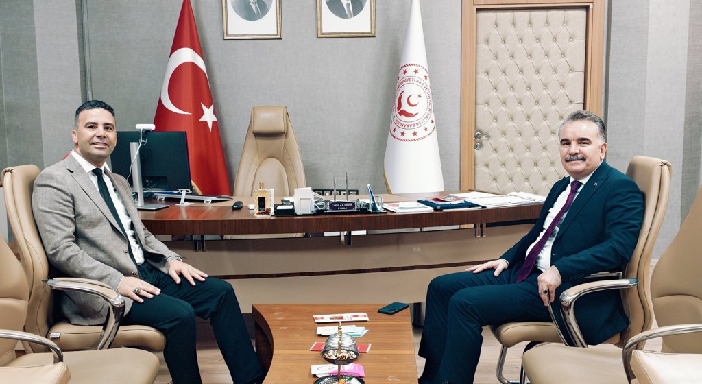 Şehitkamil Kaymakamımız Sayın Ahmet Odabaş’tan İl Müdürümüz Sayın Umut Zeybek’e Ziyaret