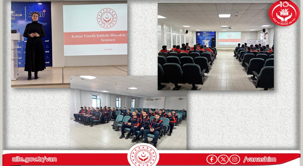 AFAD Personellerine Kadına Yönelik Şiddetle Mücadele Semineri Gerçekleştirildi