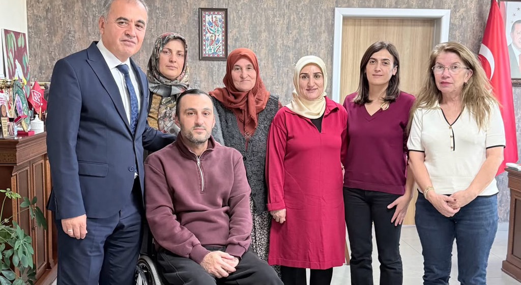 Gazimiz ve Ailesinden  İl Müdürümüze Ziyaret