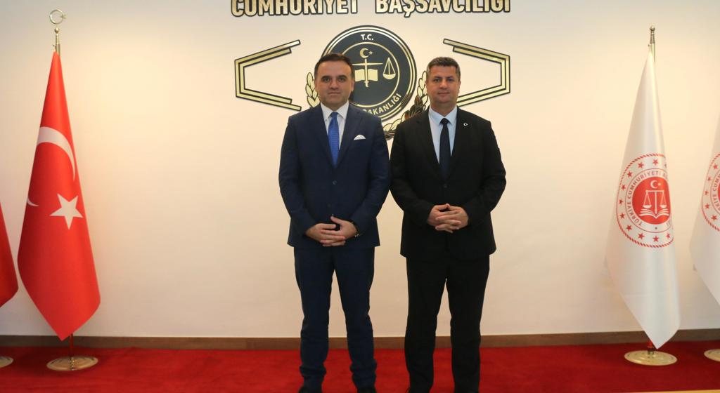 İl Müdürümüz Sayın Serdar DEMİRCİ’i Elazığ Cumhuriyet Başsavcısı Sayın Aşkın YEĞİN’i  Ziyaret Etti