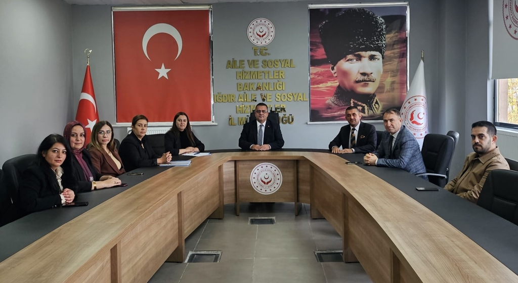 Iğdır Aile ve Sosyal Hizmetler İl Müdür V. Murat Gökhan KESKİN İlk  Koordinasyon Toplantısını Gerçekleştirdi.
