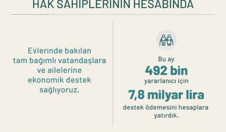 Engelli vatandaşlarımızın ve ailelerinin hayatını kolaylaştırmak için çalışmalarımızı sürdürüyoruz. 