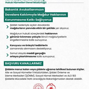 Bakanlığımızın Hukuk Hizmetleri Genel Müdürlüğü, hukuki süreçleri merkezde ve 81 ilde güçlü bir koordinasyon içinde yürüten uzmanlık birimi olarak faaliyetlerini sürdürüyor.  - fotoğraf 2