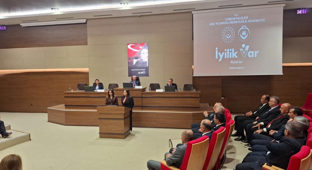 📍 ÇORUM VALİLİĞİ İL KOORDİNASYON TOPLANTISI’NDA “İYİLİK VAR” GÖNÜLLÜLÜK PLATFORMU TANITILDI